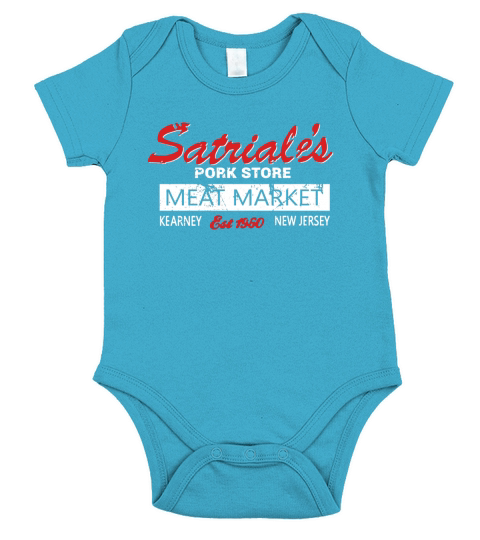 Satriales pork store meat market Short Sleeve Baby One-Piece