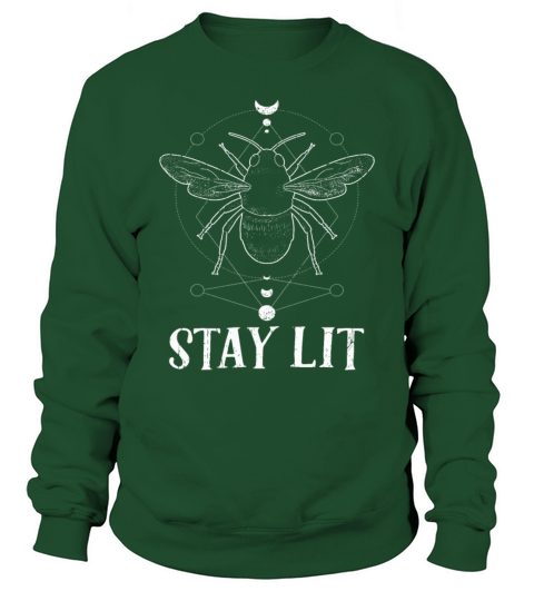 Bee Tarot Card Occult Club Stay Gothic Sweatshirt Unisex