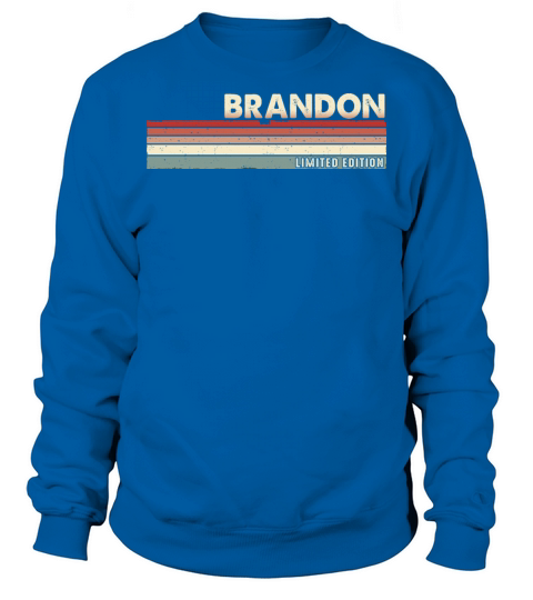 Brandon - Funny Retro Vintage Name 80s 90s Sweatshirt Unisex