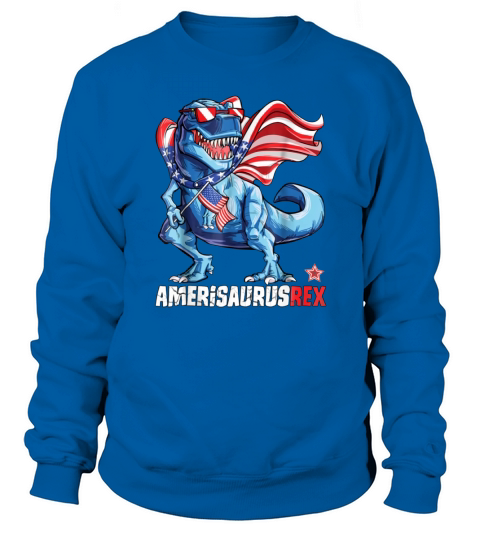 DINOSAUR 4TH OF JULY T SHIRT Sweatshirt Unisex