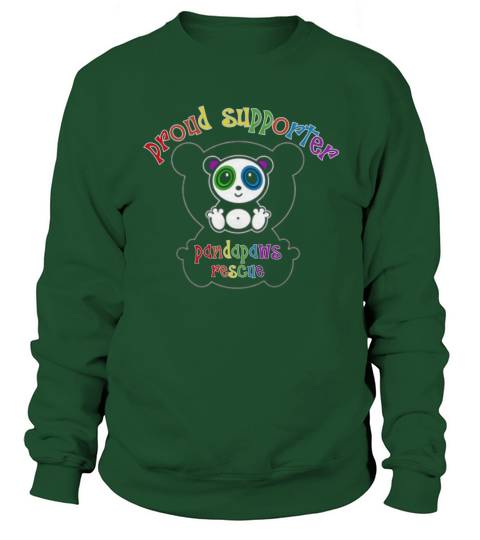 Panda proud supporter Pandapaws rescue Sweatshirt Unisex