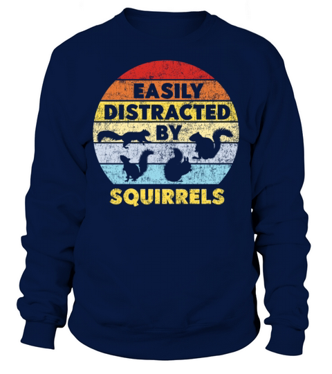 Squirrel Acorn Retro Vintage Sweatshirt Unisex