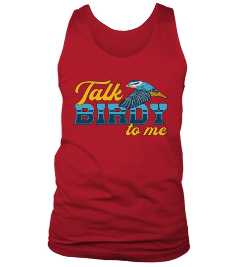 Bird Watching Retro Talk Birdy To Me Bird Watcher Tank Top Unisex