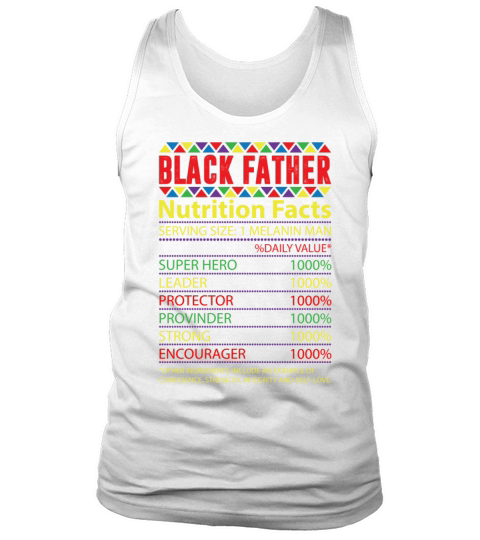 Black Father Melanin Man Month Fathers Day Tank Top Unisex