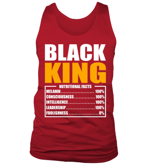 Black King Nutritional Facts Juneteenth Black Hist Tank Top Unisex