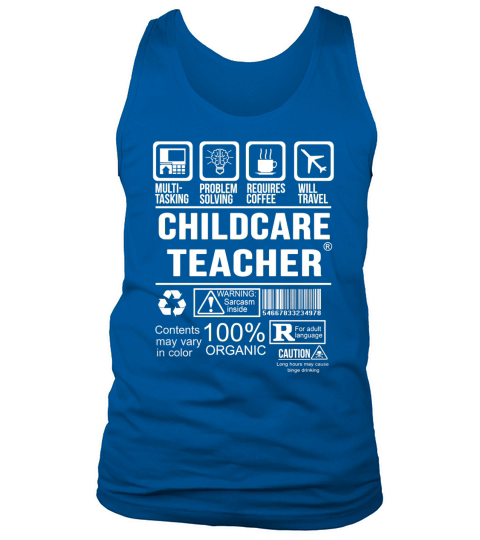 Childcare Teacher Tank Top Unisex