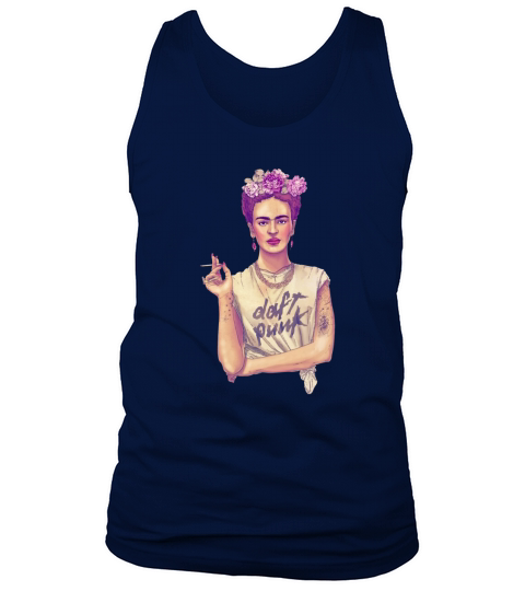 Frida Kahlo Daft Punk Tank Top Unisex