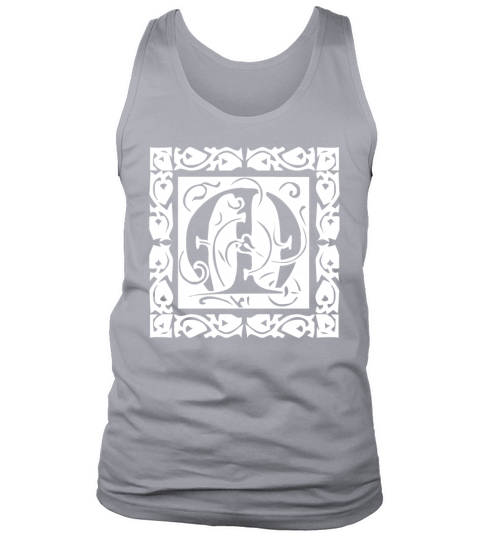 M Capital Letter Initial Monogram Alphabet Name Tank Top Unisex