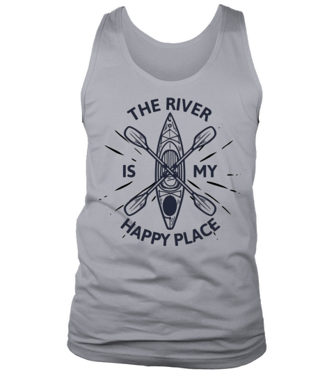 River is my Happy Place - Float Like a Space Ship Tank Top Unisex
