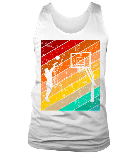 Vintage Retro Basketball Player Tank Top Unisex