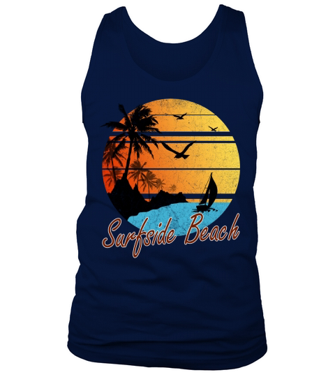 Vintage Surfside Beach Summer Gift 2020 Tank Top Unisex