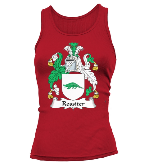 Rossiter Coat of Arms Irish Family Crests Tank top Woman