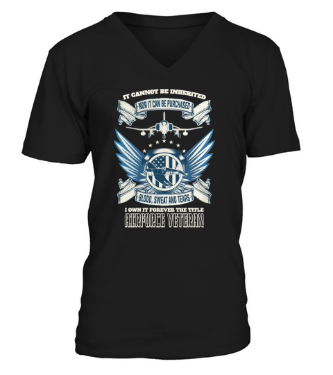 Air Force Veteran Great Gift For Any Airforce Veteran V-Neck T-shirt