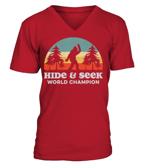 Bigfoot Hide & Seek World Champion Vintage shirt V-Neck T-shirt