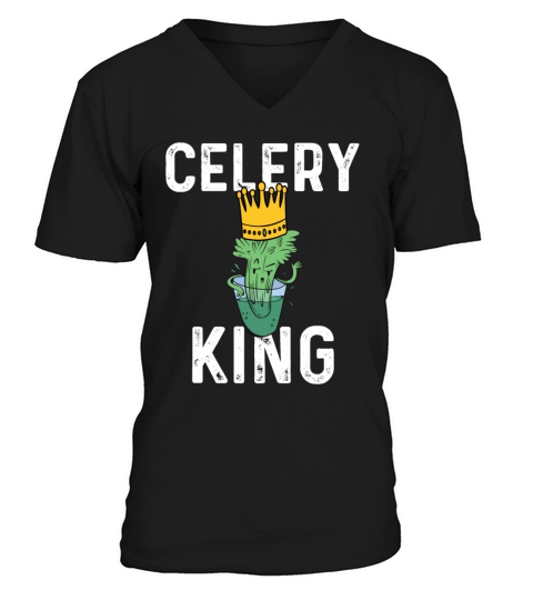 Celery King V-Neck T-shirt