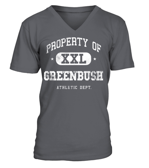 Greenbush XXL Property of Athletic Department V-Neck T-shirt