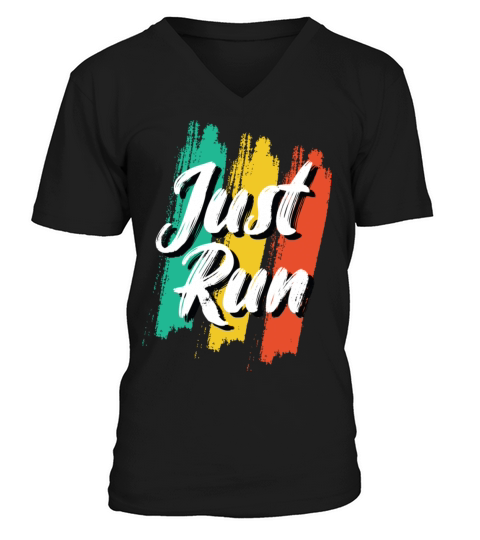 Just Run V-Neck T-shirt