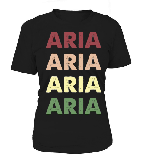 Aria Shirt - Funny Personalized Name Aria Women's T-Shirt