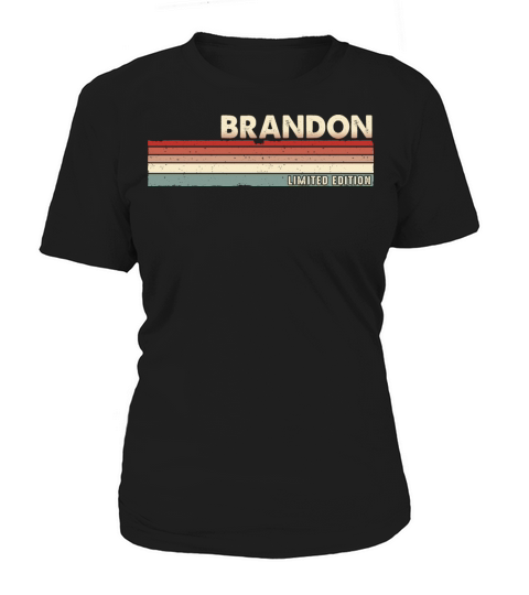 Brandon - Funny Retro Vintage Name 80s 90s Women's T-Shirt