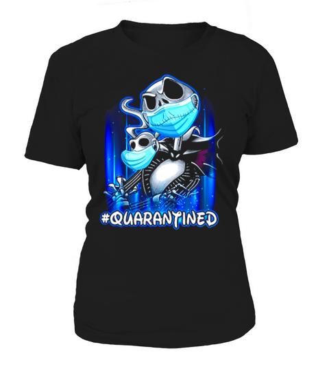Jack Skellington face mask quarantined Coronavirus shirt Women's T-Shirt