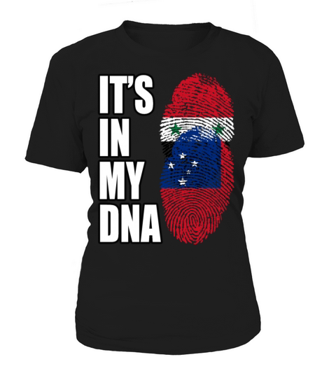 Syrian And Samoan Vintage Heritage DNA Flag Women's T-Shirt