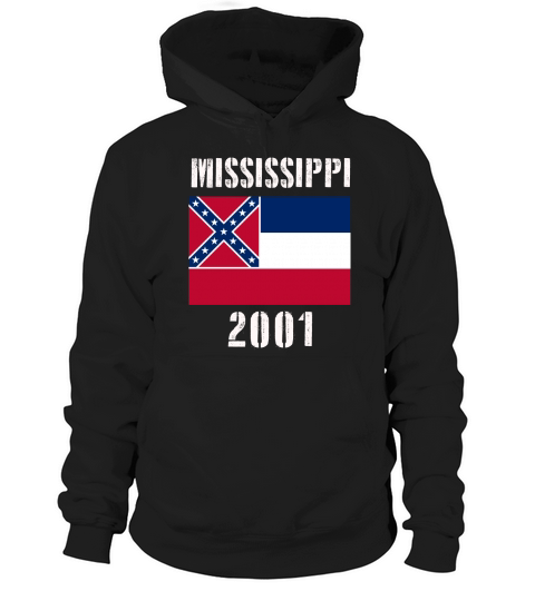 Mississippi State Flag T-shirt Hoodie Unisex
