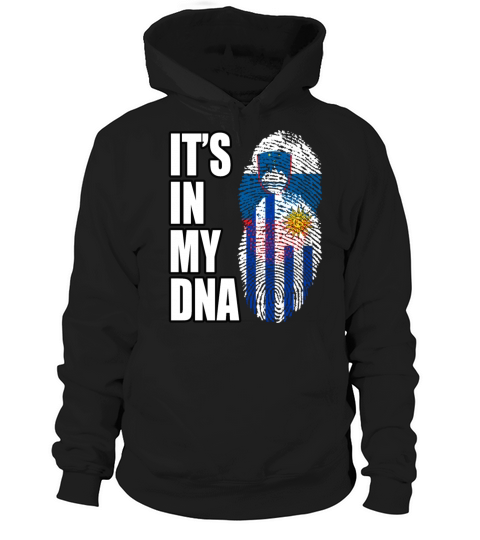 Slovenian And Uruguayan Vintage Heritage DNA Flag Hoodie Unisex