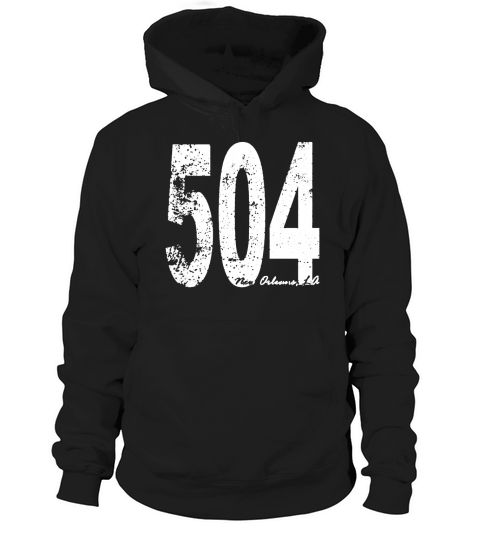 Vintage New Orleans Area Code 504 T-Shirt Hoodie Unisex