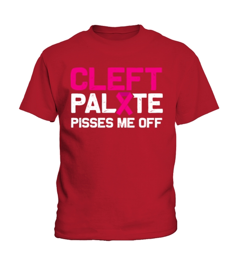 Cleft Palate Lip Ribbon Strong Awareness product Kids T-Shirt