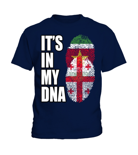 Surinamese And Georgian Vintage Heritage DNA Flag Kids T-Shirt
