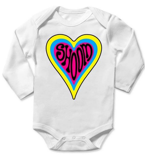 A Casual Classic iconic 1988 Shoom inspired t-shirt design Long Sleeve Baby One-Piece