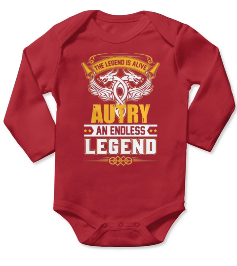 AUTRY AN ENDLESS LEGEND Long Sleeve Baby One-Piece