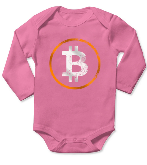 BITCOIN BTC Long Sleeve Baby One-Piece