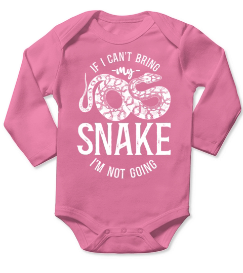 Snake Serpent Vintage If I CanT Long Sleeve Baby One-Piece