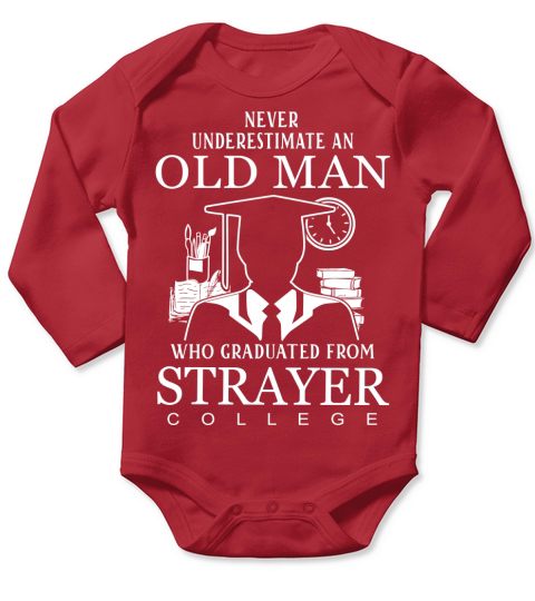 Strayer College Long Sleeve Baby One-Piece
