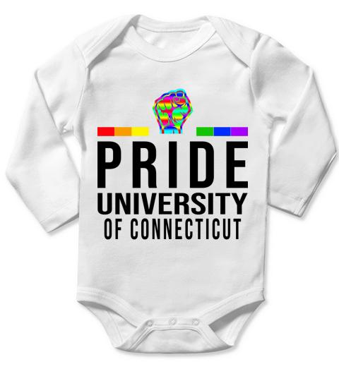 University Of Connecticut Lgbt Pride 2020 Long Sleeve Baby One-Piece