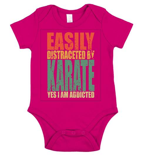 Karate Saying funny Short Sleeve Baby One-Piece
