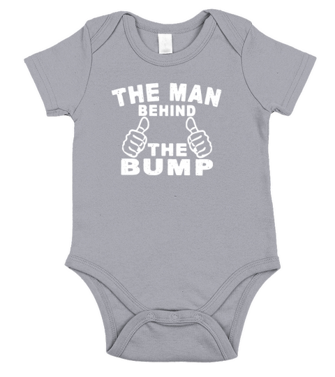 Man behind the bump Short Sleeve Baby One-Piece