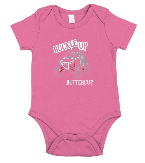 Polaris RZR buckle up buttercup shirt Short Sleeve Baby One-Piece