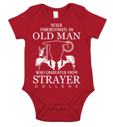 Strayer College Short Sleeve Baby One-Piece