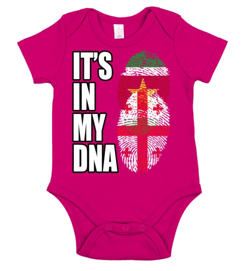 Surinamese And Georgian Vintage Heritage DNA Flag Short Sleeve Baby One-Piece