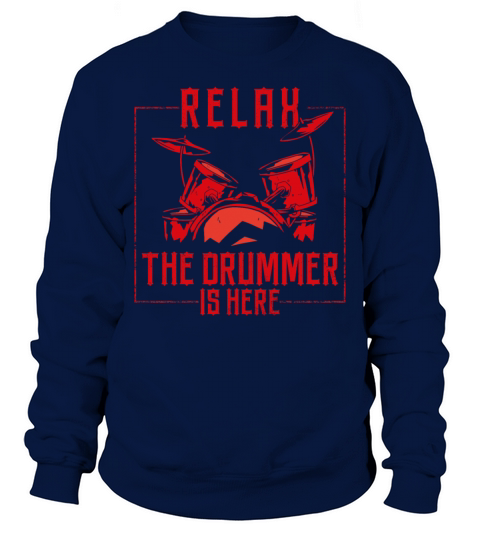 Drummer Drum Set Vintage Relax The Sweatshirt Unisex
