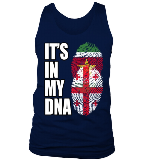 Surinamese And Georgian Vintage Heritage DNA Flag Tank Top Unisex