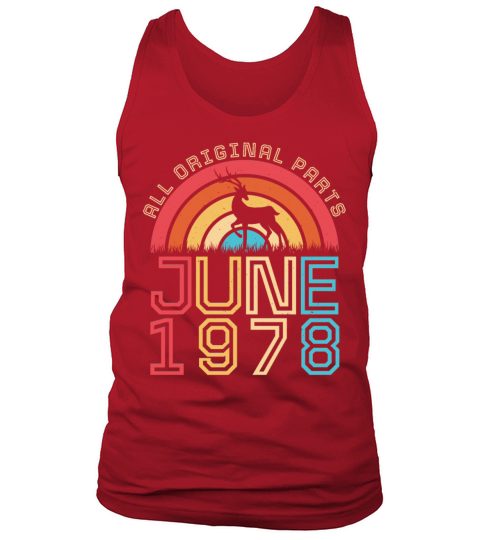 Year Of Construction 1978 In June Tank Top Unisex