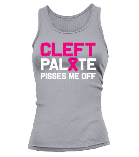 Cleft Palate Lip Ribbon Strong Awareness product Tank top Woman