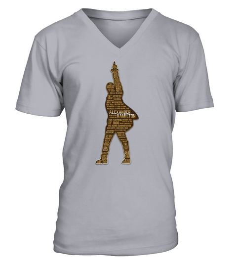 Alexander Hamilton Golden Statue Coffee Mug V-Neck T-shirt
