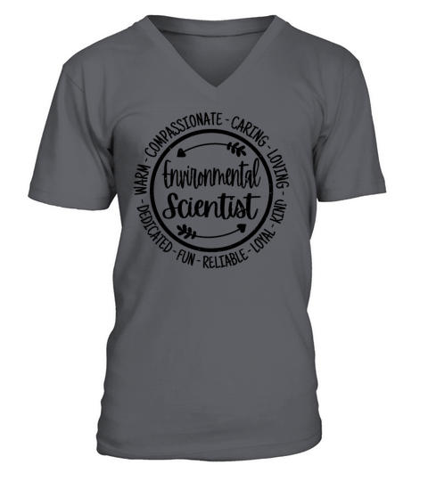 Environmental Scientist Vintage Gift V-Neck T-shirt