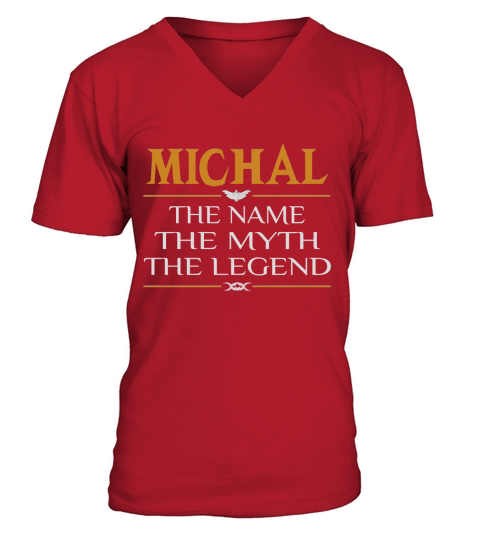 Michal Legend Name Michal V-Neck T-shirt