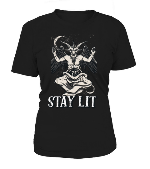Baphomet Devil Tarot Card Occult Stay Gothic Women's T-Shirt