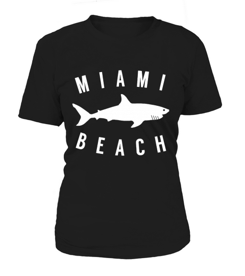 Miami Beach Florida T Shirt Shark FL Souvenir Apparel Women's T-Shirt